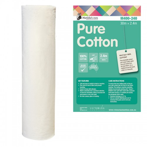 Matilda's Batting - 100% Cotton Matilda's Batting - 100% Cotton