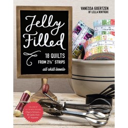 Book - Jelly Filled-18 quilts/2.5" Strips