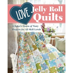 Book - Love Jelly Roll Quilts/stashBooks-by C&T