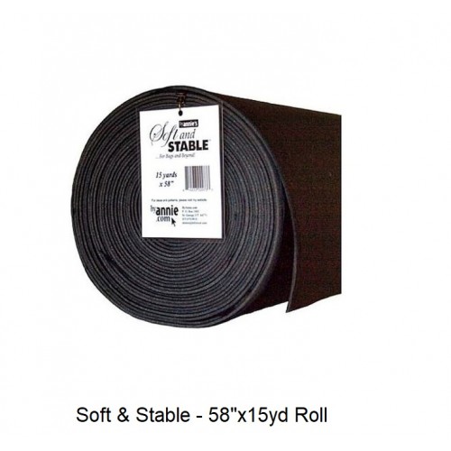 Soft & Stable - Roll (58"x15yd) - BLACK
