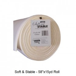 Soft & Stable - Roll (58"x15yd) - WHITE