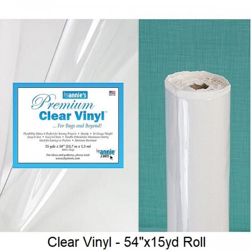 Clear Vinyl Roll - 54"x15yd