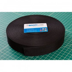 PolyPro Strapping - (1.5"x50yd) Roll - BLACK
