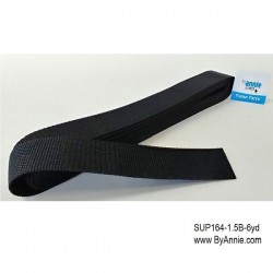 PolyPro Strapping - (1.5"x6yd) - BLACK