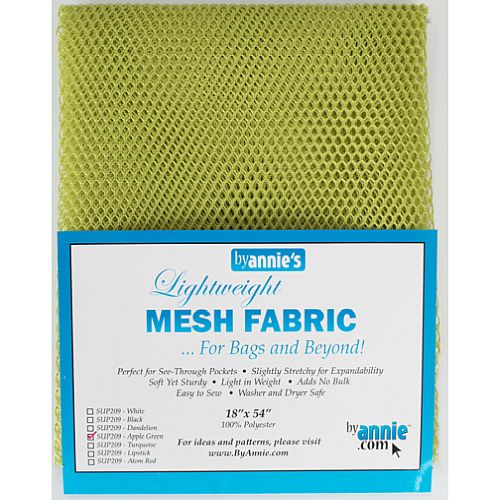 Mesh Fabric (18"x54") - APPLE GREEN