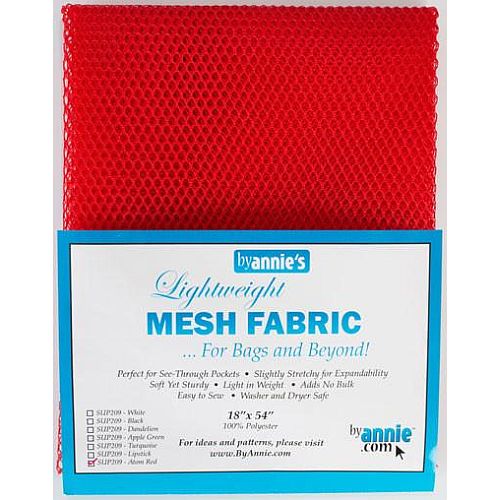 Mesh Fabric (18"x54") - ATOM RED