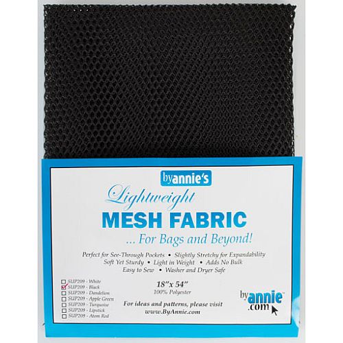 Mesh Fabric (18"x54") - BLACK
