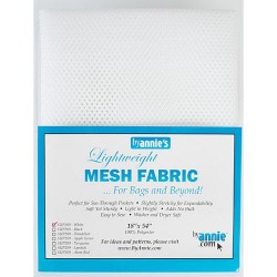 Mesh Fabric (18"x54") - WHITE