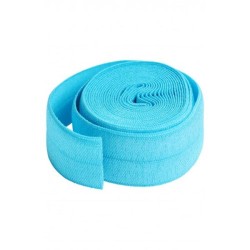 Foldover Elastic (20mmx2yd) - PARROT BLUE