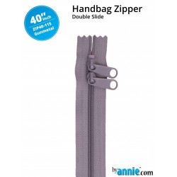 Zipper DS (40") - GUNMETAL