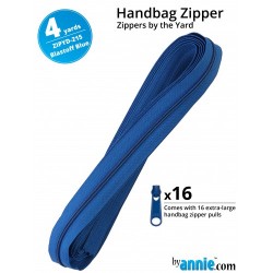 Zipper - 4yd (16 Pulls) - BLASTOFF  BLUE