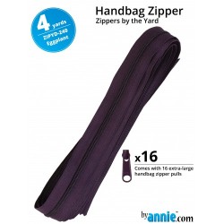 Zipper - 4yd (16 Pulls) - EGGPLANT