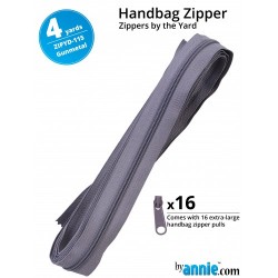 Zipper - 4yd (16 Pulls) - GUNMETAL