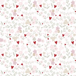 Heart Floral - PINK