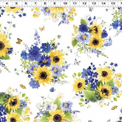 Sunflowers - WHITE