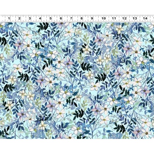 Floral Ivy - AQUA (Digital)