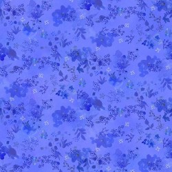Flowers & Leaves - PURPLE (Digital)
