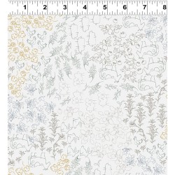 Pencil Sketches - WHITE/BROWN (Digital)
