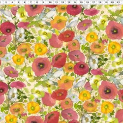 Large Poppies - YELLOW (Digital)