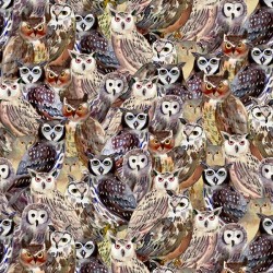 Owls - BEIGE