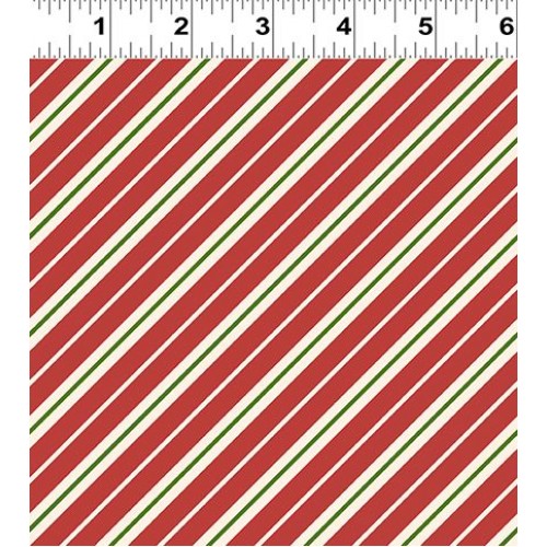 Diagonal Stripes - RED