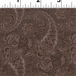 IMPRESSIONS PAISLEY - BROWN