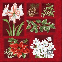 HOLIDAYS REMEMBERED PANEL (60CM) - RED
