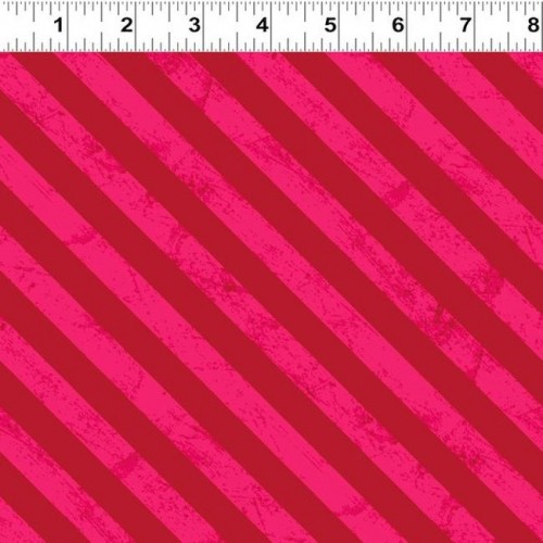Diagonal Stripes - RED