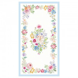 Panel - Floral Digital 60cm - WHITE