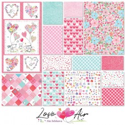 Love is in the Air Fat Qtr Pack (14pcs)