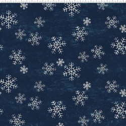 Snowflakes - NAVY BLUE