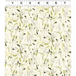 Summer Garden Sprigs Digital - CREAM