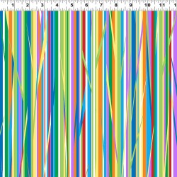 Amazing Alphabet  Stripe (Digital) - MULTI COLOR