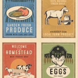 Homesteading Digital Block Panel 60cm - MULTI COLOR