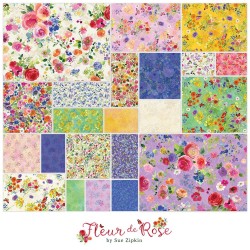Fleur De Rose - Precuts - Fat Qtr Pack (22pcs)