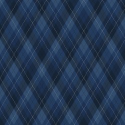 Argyle (Digital) - NAVY BLUE