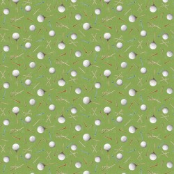 Golf Balls + Tees (Digital) - LIGHT FOREST