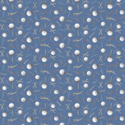 Golf Balls + Tees (Digital) - DENIM