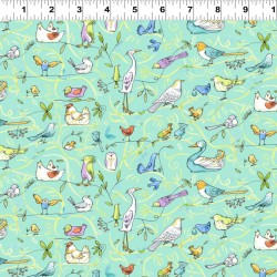 Birds - TURQUOISE