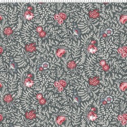 Packed Floral - DARK GRAY