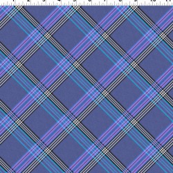 108" Wideback Diagonal Plaid Cardiff (Digital) - DARK PURPLE