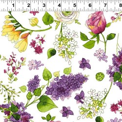 Feature Floral - WHITE