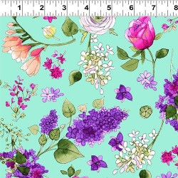 Feature Floral - TURQUOISE