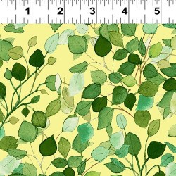 Lacey Leaves - LT YELLOW