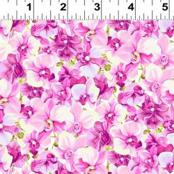 Packed Floral - LT FUCHSIA