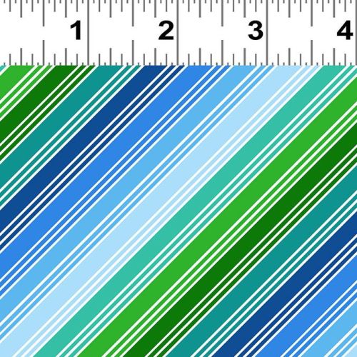 Multi Stripes - BLUE/GREEN
