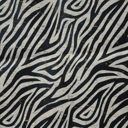Cork Fabric - Zebra