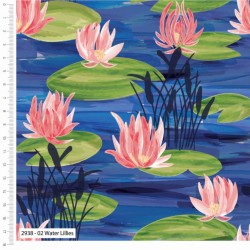 Water Lillies - BLUE