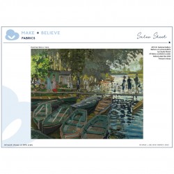 Panel - V&A Paintings Bathers  90cm - MULTI