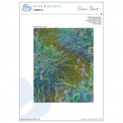 Panel - V&A Paintings Irises  90cm - MULTI